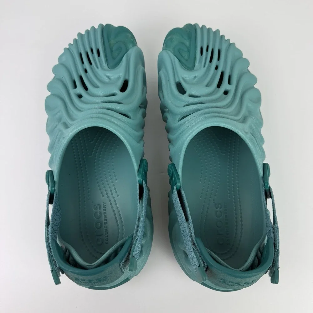 Salehe Bembury x‎ Crocs Pollex Clog Tide Turquoise Tonic Size 11 Men w Box